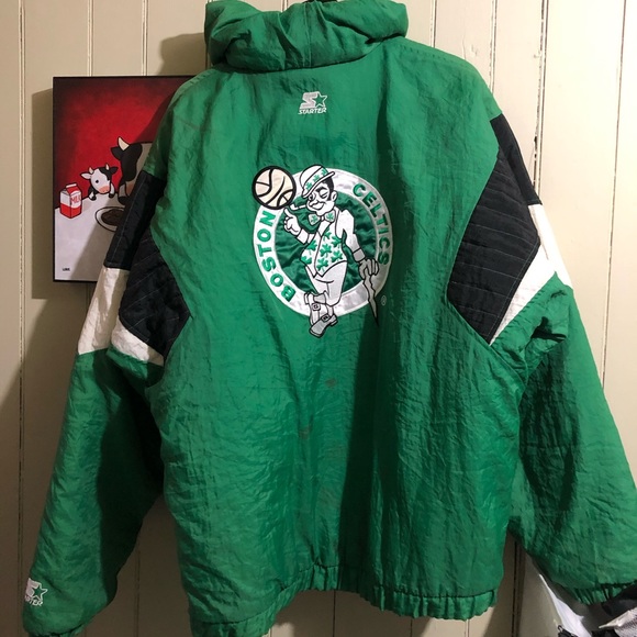 Vintage Starter Celtics Puffy Anorak - Picture 2 of 3